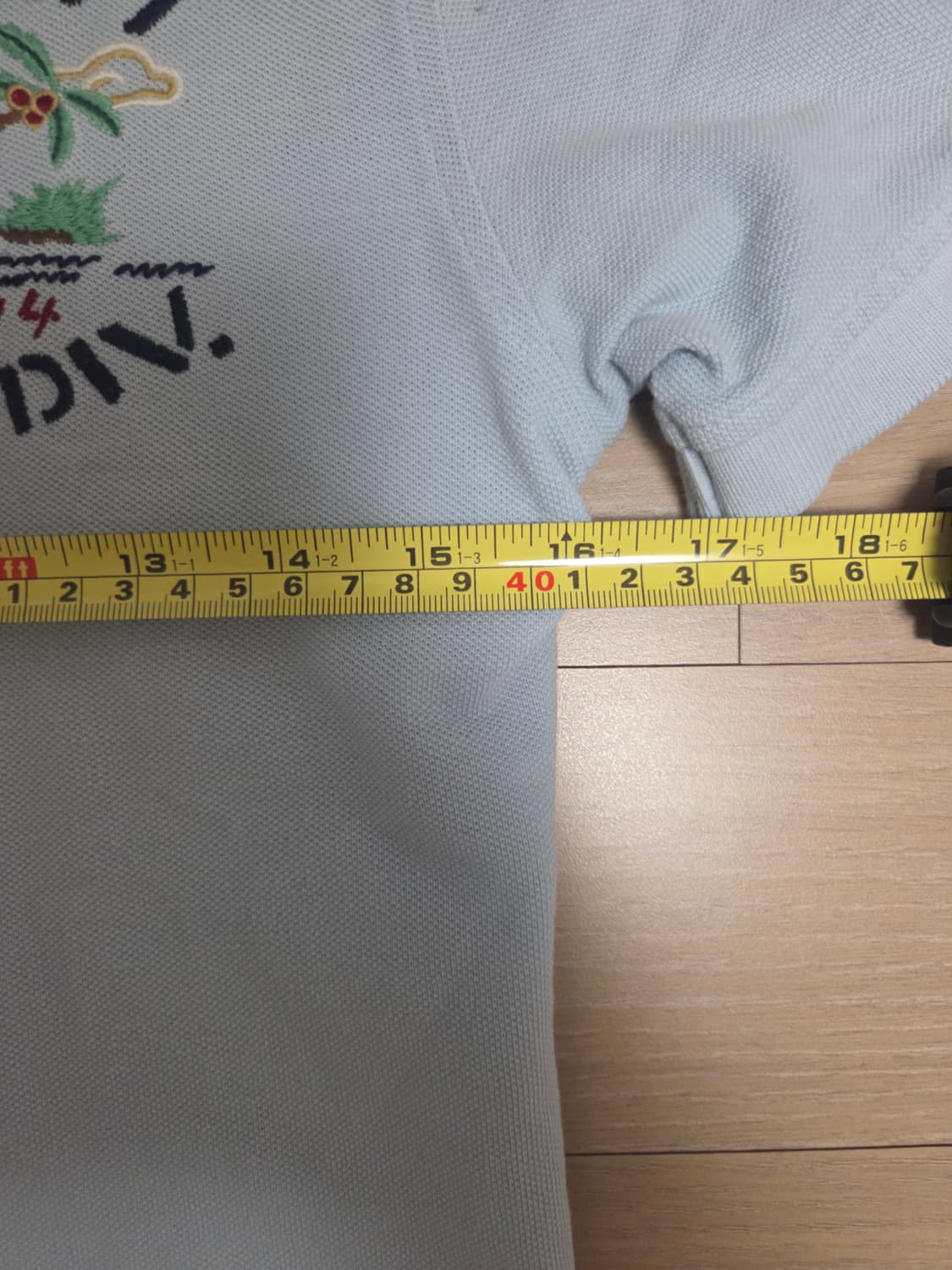 폴로 하와이 빅포니 빅로고 호랑이 하와이 자수 스카이블루 카라티 상품이미지7