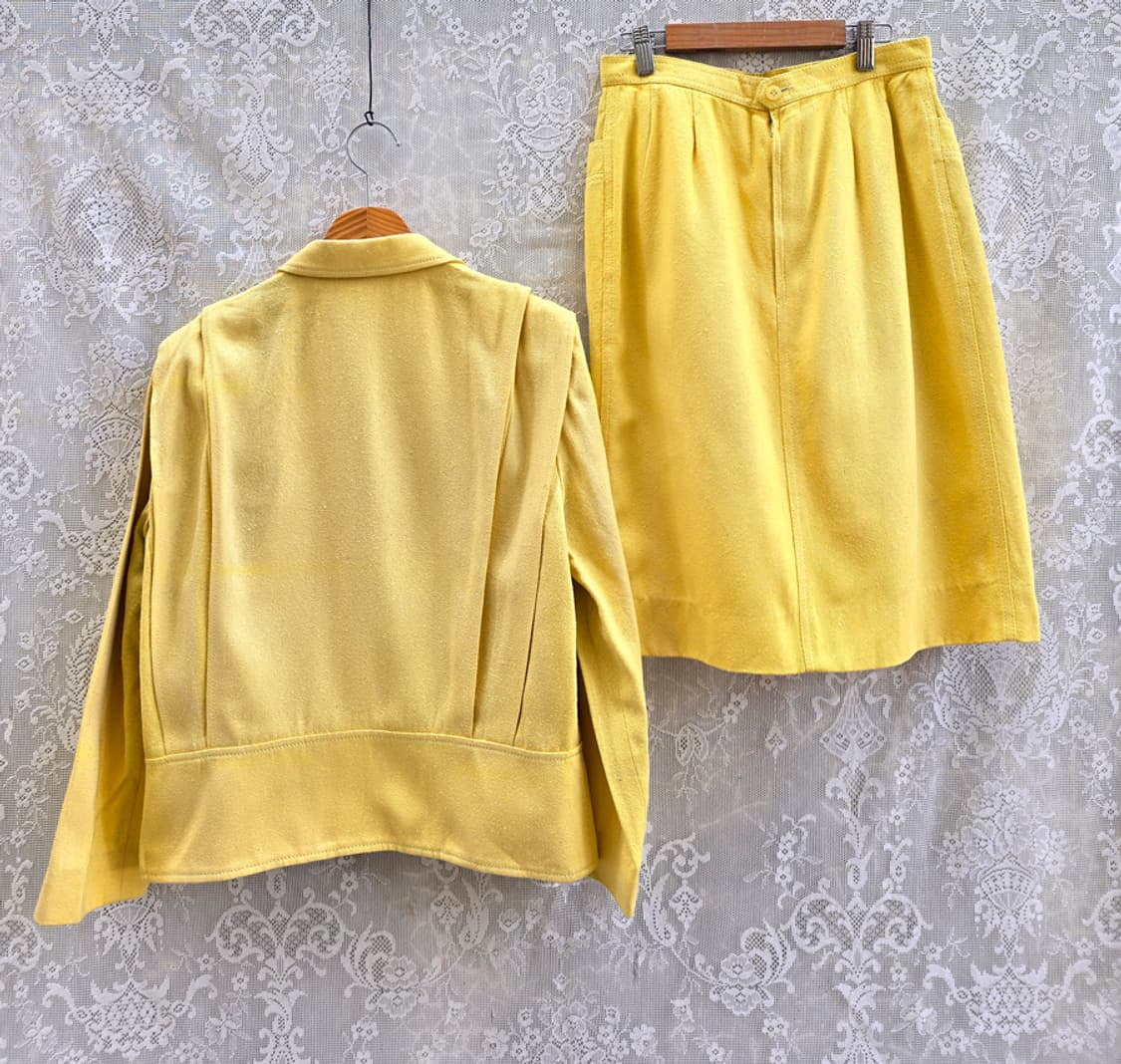 80-90s 레오나드 실크 투피스 상품이미지5