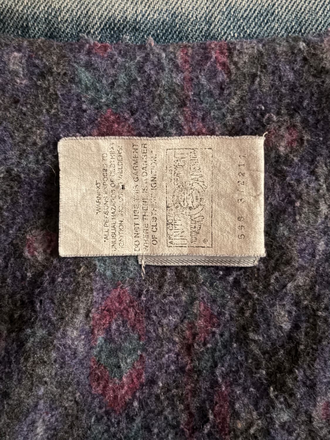 90‘s 칼하트 아즈텍 트러커 J62 DNM XXL USA🇺🇸 상품이미지9