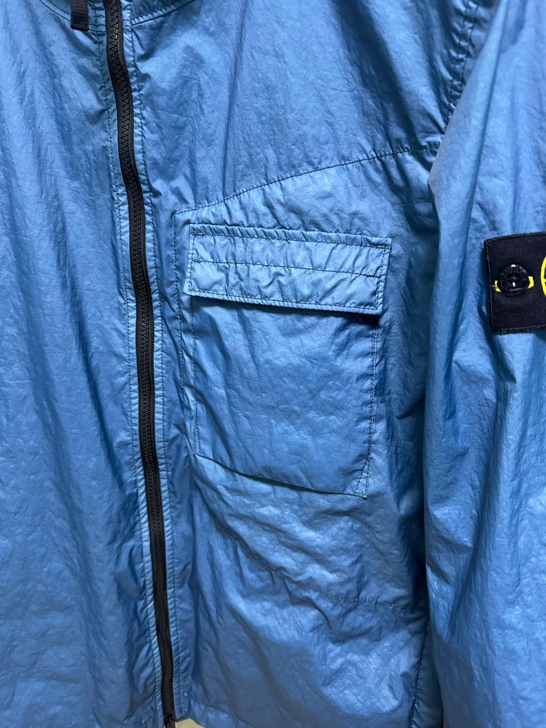 스톤아일랜드 22ss 멤브라나 L사이즈 블루 상품이미지4