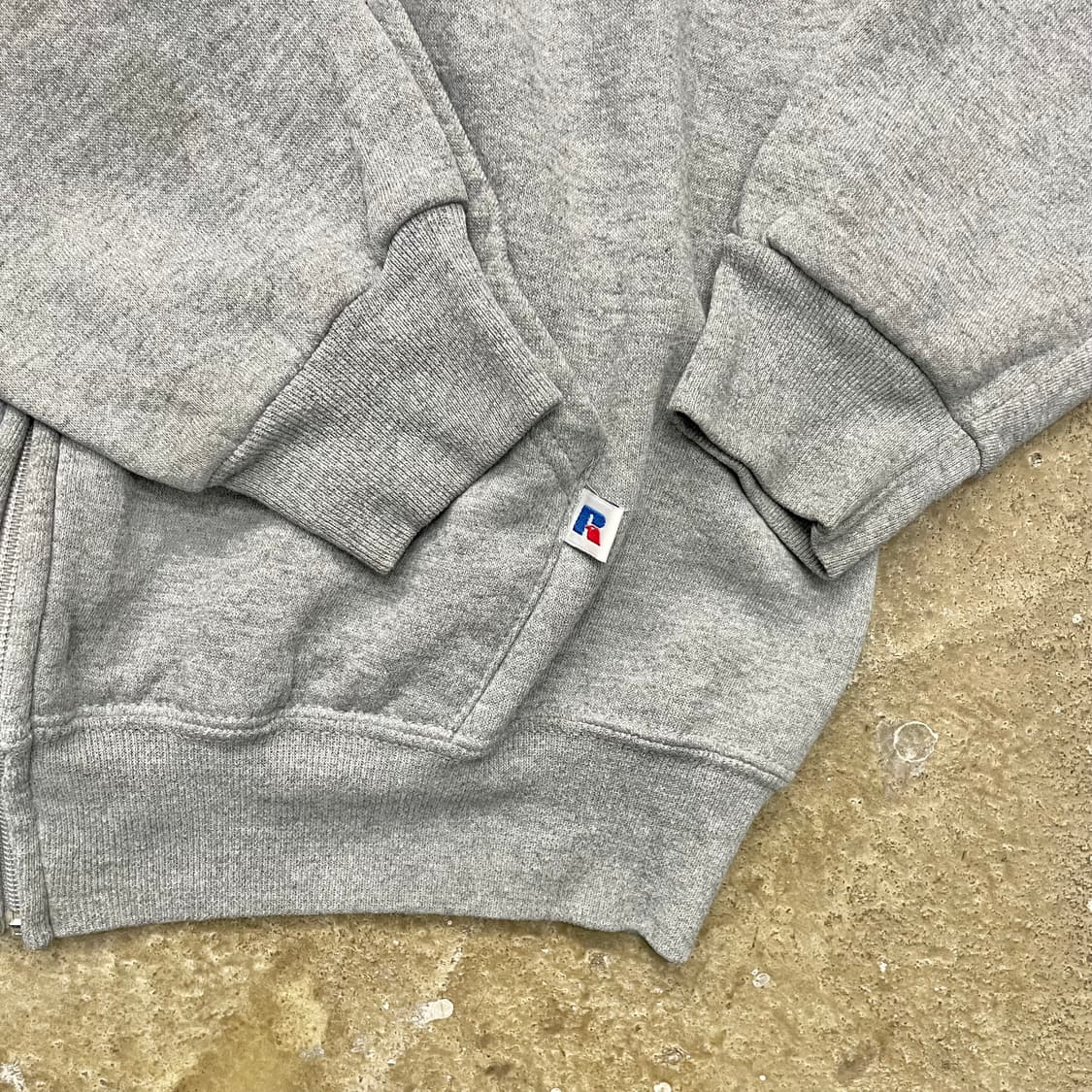 90's 러셀 스웻 집 후디 M 상품이미지5