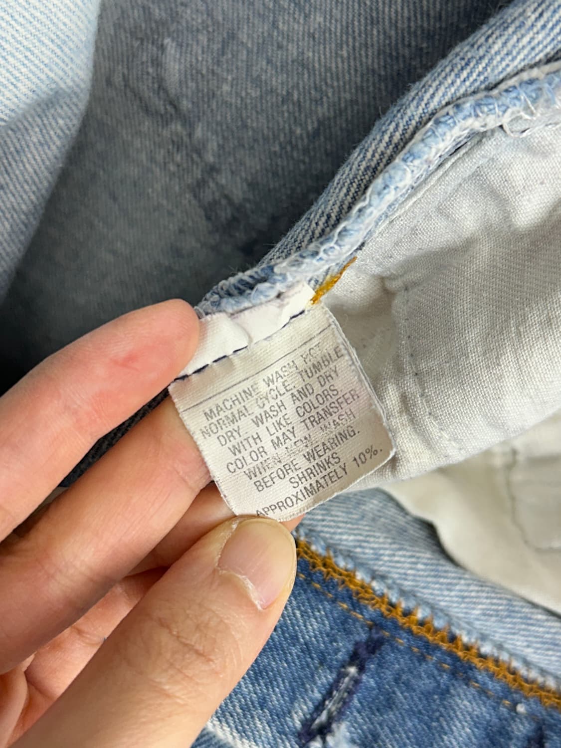 Levi’s 501 90s Washed & Faded Denim 상품이미지8