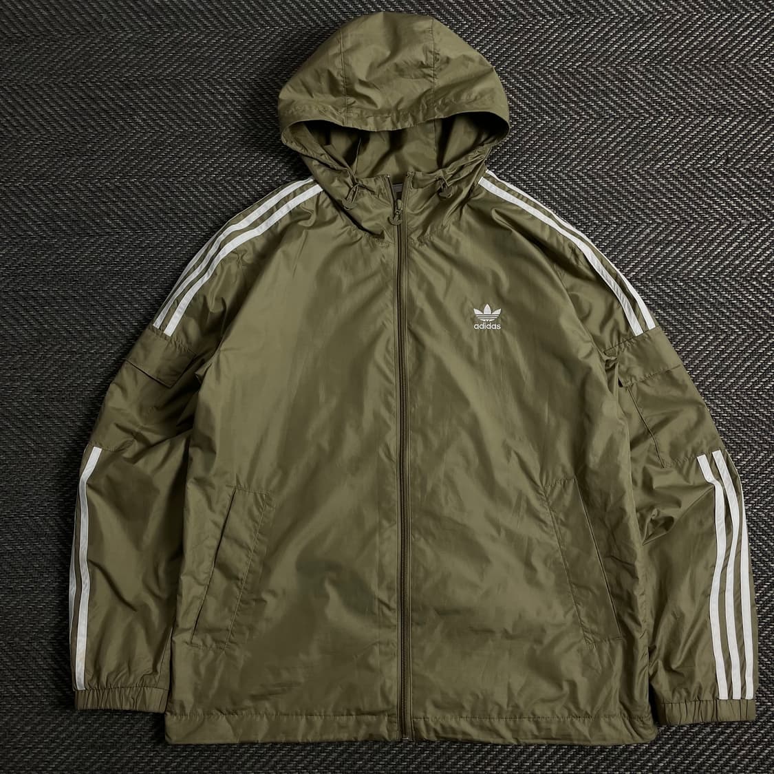 아디다스 신형 윈드브레이커 스트라이프 카키 바람막이 y 3854 상품이미지2
