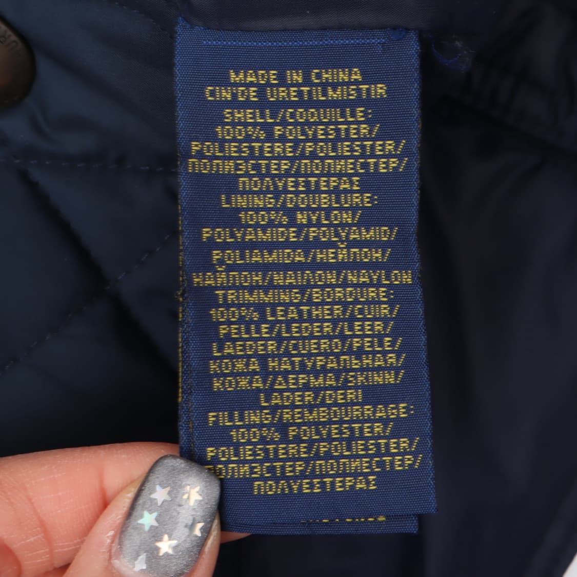 폴로 랄프로렌 네이비 코듀로이 퀄팅 자켓 상품이미지9