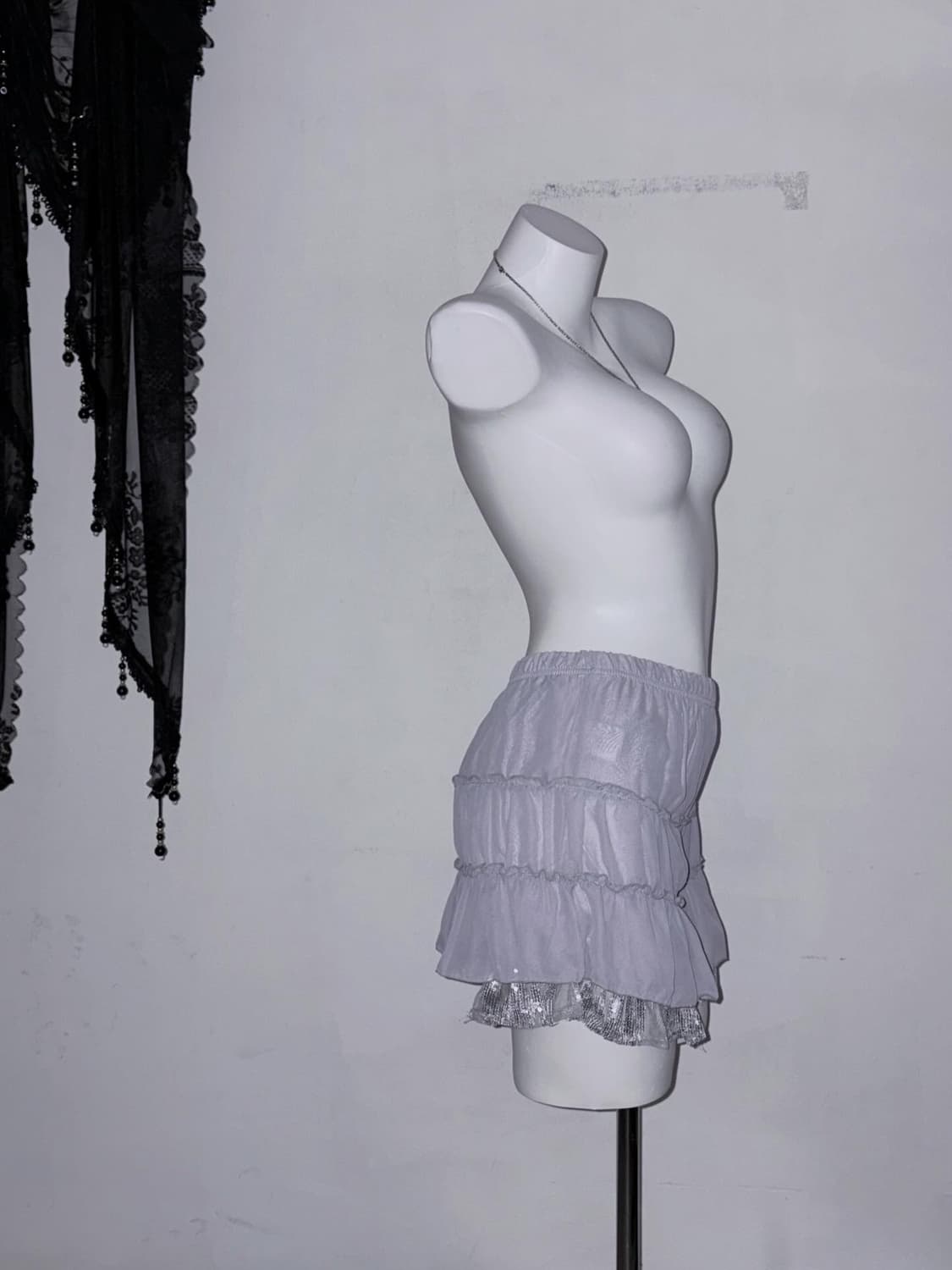 퍼플&그레이 몽환적인 페어리 코디세트 (프릴 레이스 뮤트 공겜여주) 상품이미지10