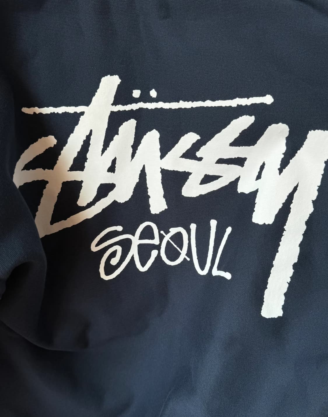 스투시 스탁 서울 후드 네이비 L 상품이미지1