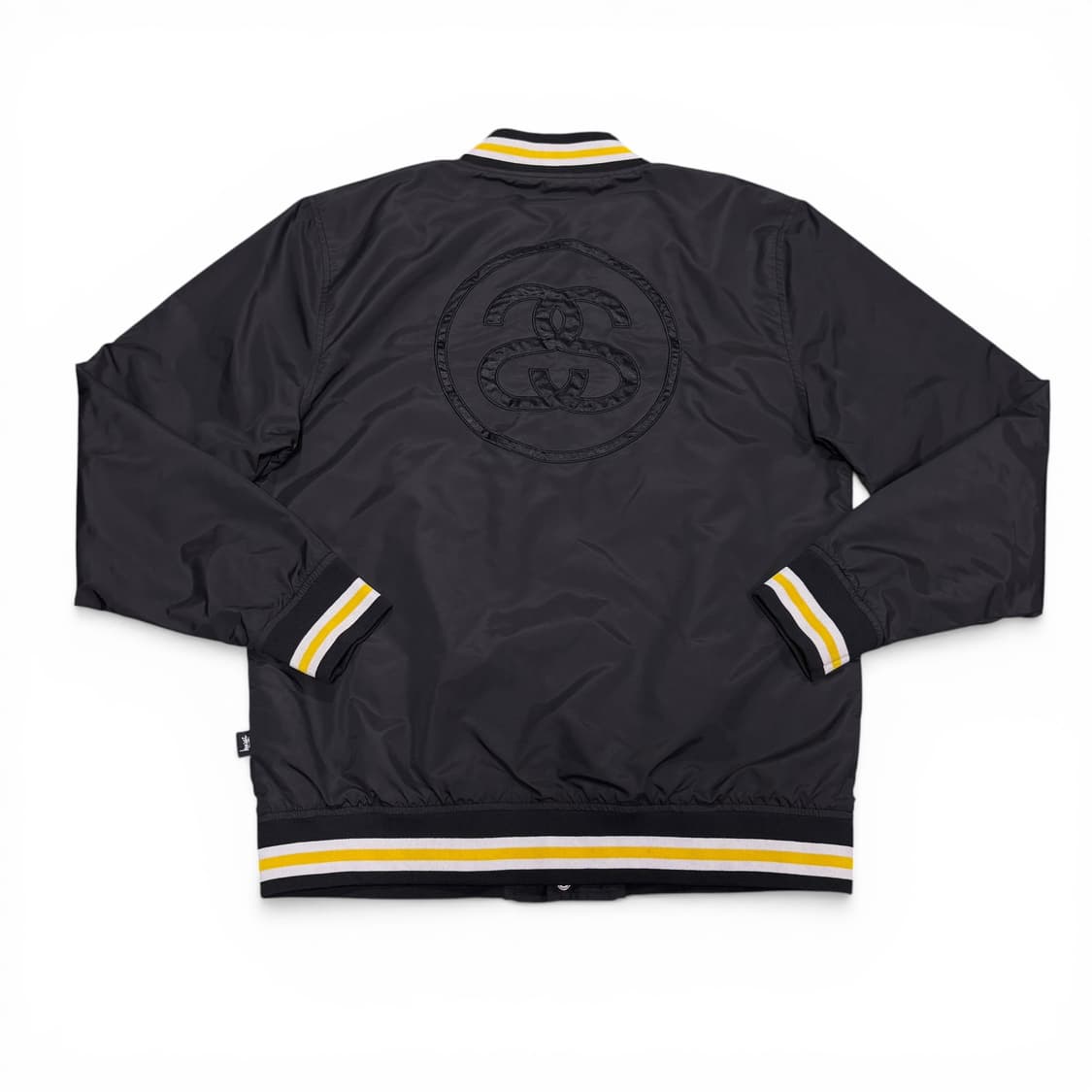 L 스투시 블랙 SS 링크 나일론 스타디움 바시티자켓 상품이미지2