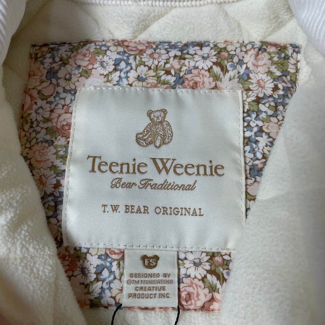 티니위니 아이보리 퀄팅 기모 자켓 FS  상품이미지4