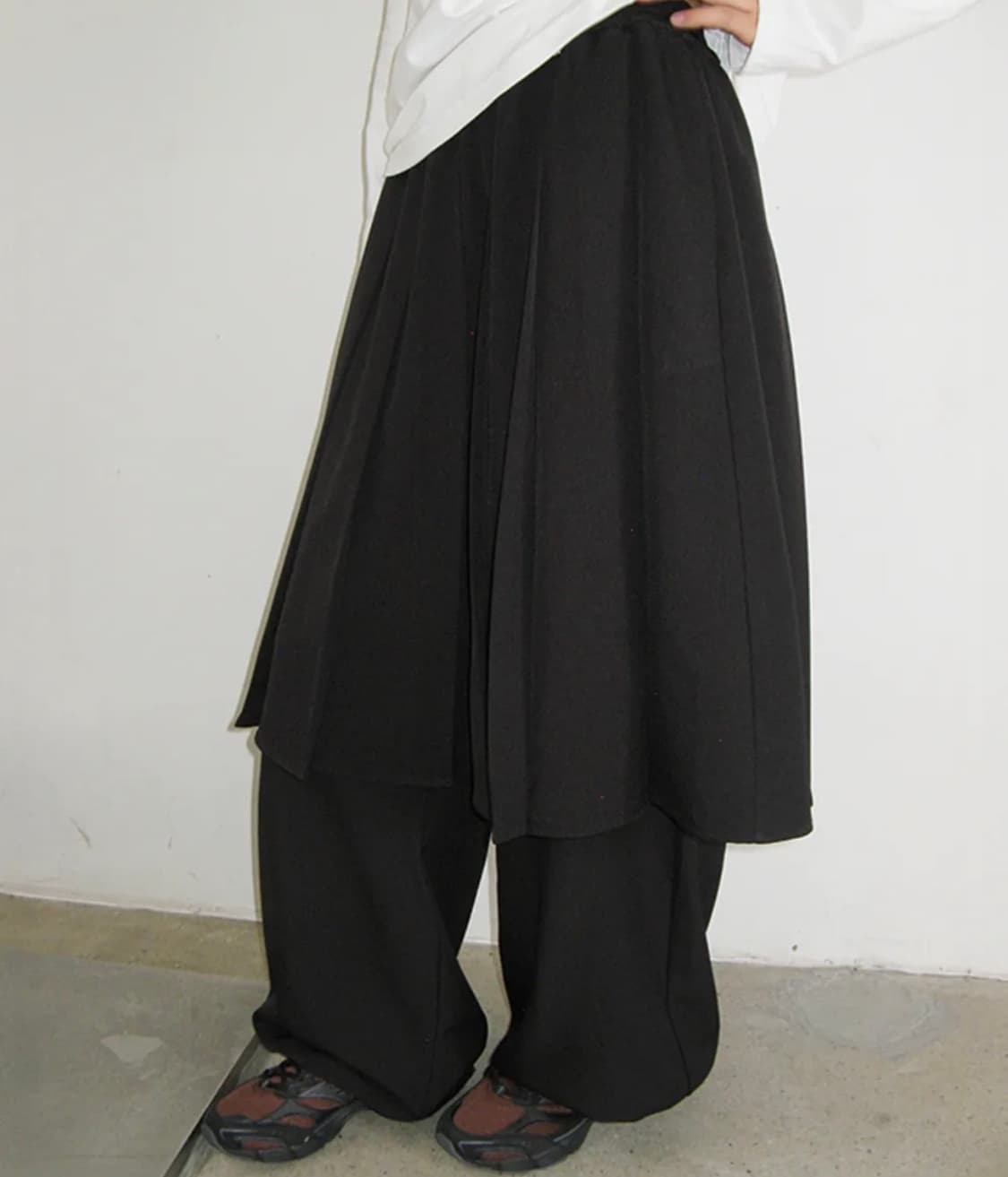 론론 스커트 레이어드 팬츠  상품이미지2