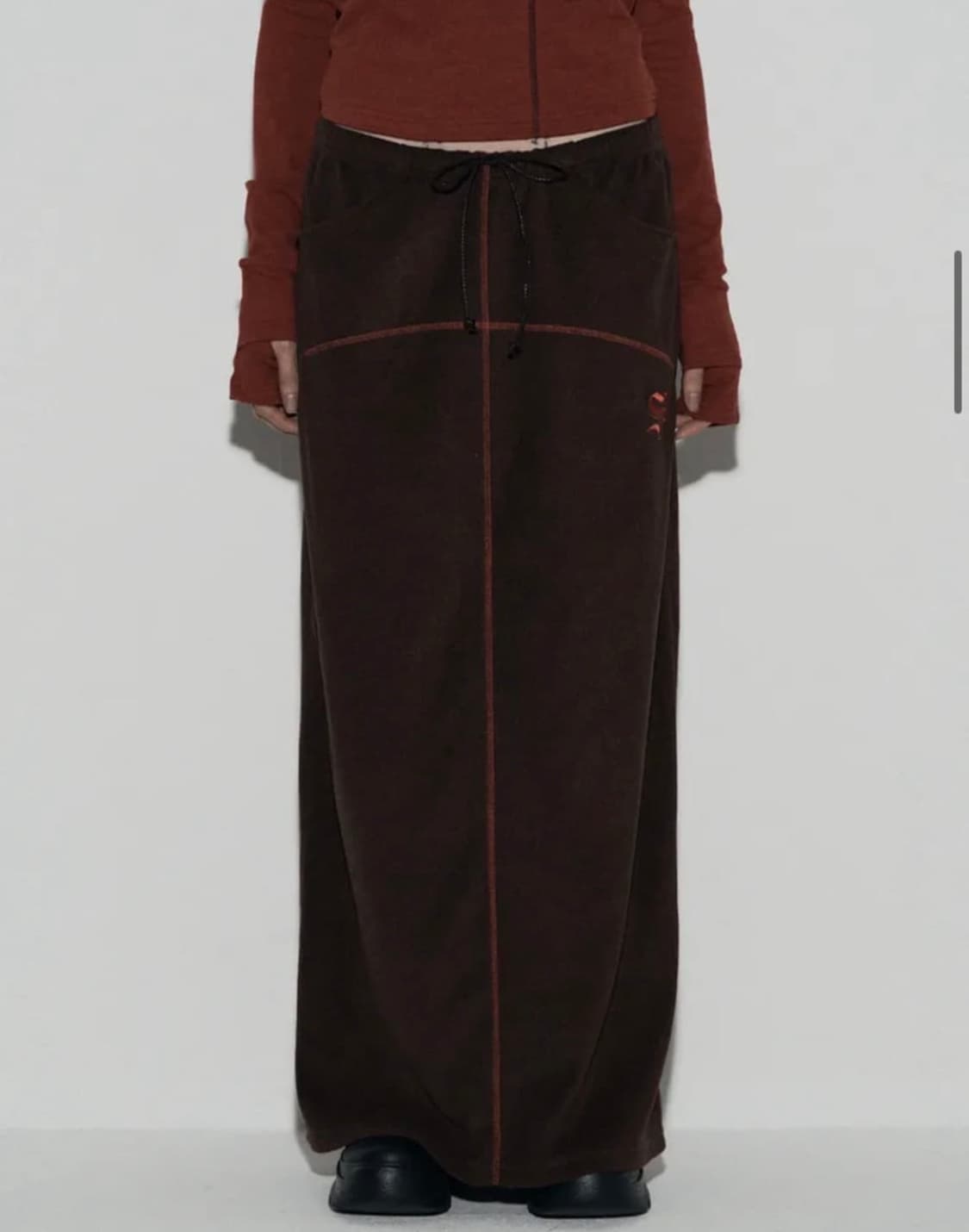 setupexe 태리 로우라이즈 롱스커트 상품이미지3