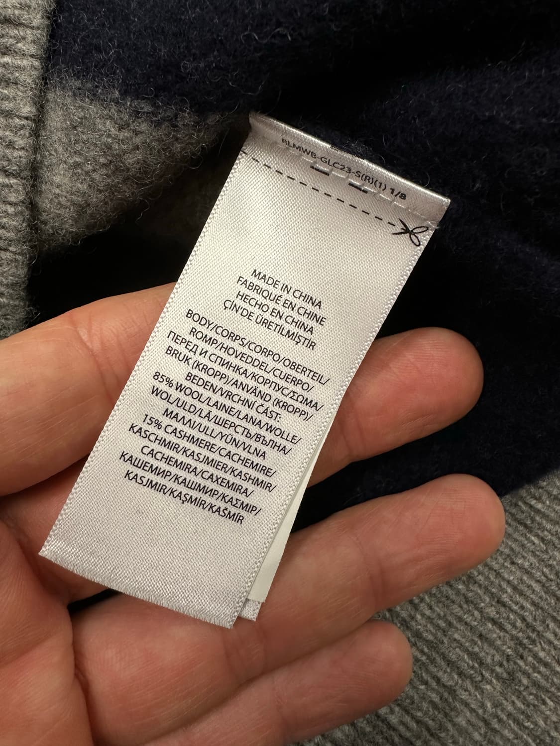 폴로 랄프로렌 럭비 니트 M 상품이미지4