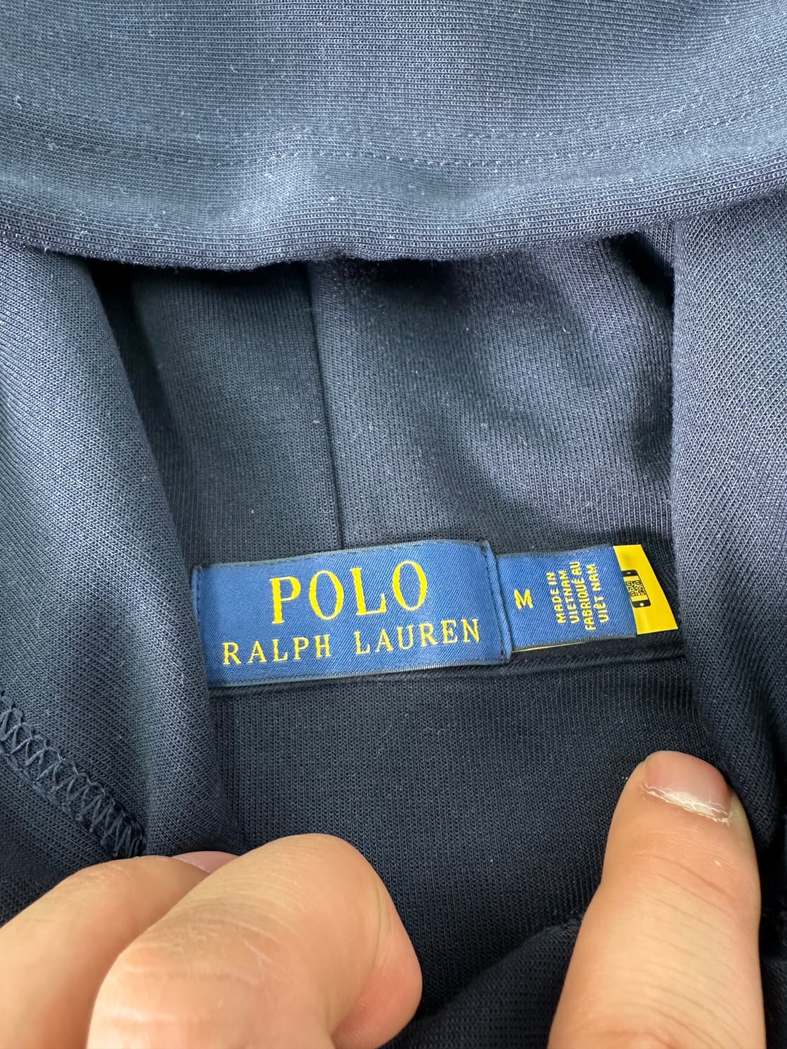 100 폴로랄프로렌 신형라벨 스몰포니 코튼 네비이 후드티 상품이미지2