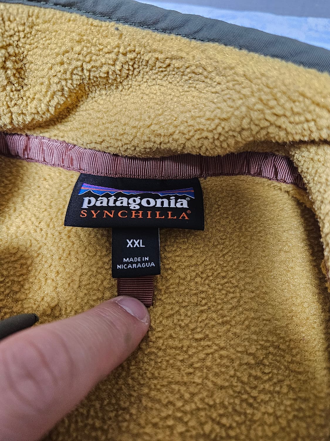 파타고니아 신칠라 빈티지신칠라 XXL 2XL 골드 카키 상품이미지5