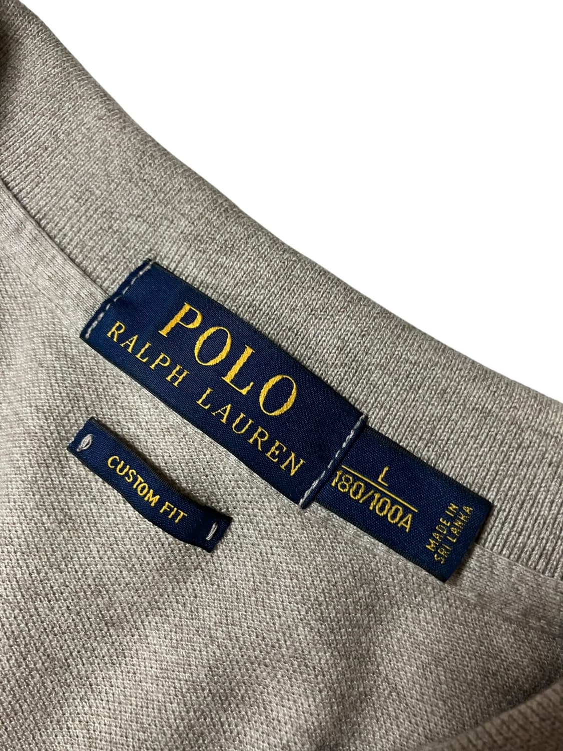 폴로 랄프로렌 커스텀 핏 연베이지 L 상품이미지3