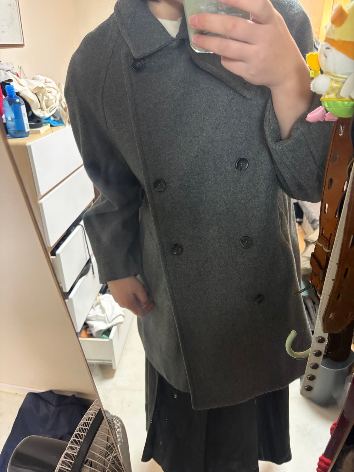 그레이 하프코트 상품이미지2