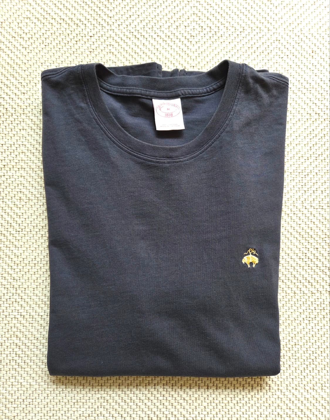 브룩스브라더스 골든플리스 로고 반팔티 M  상품이미지3