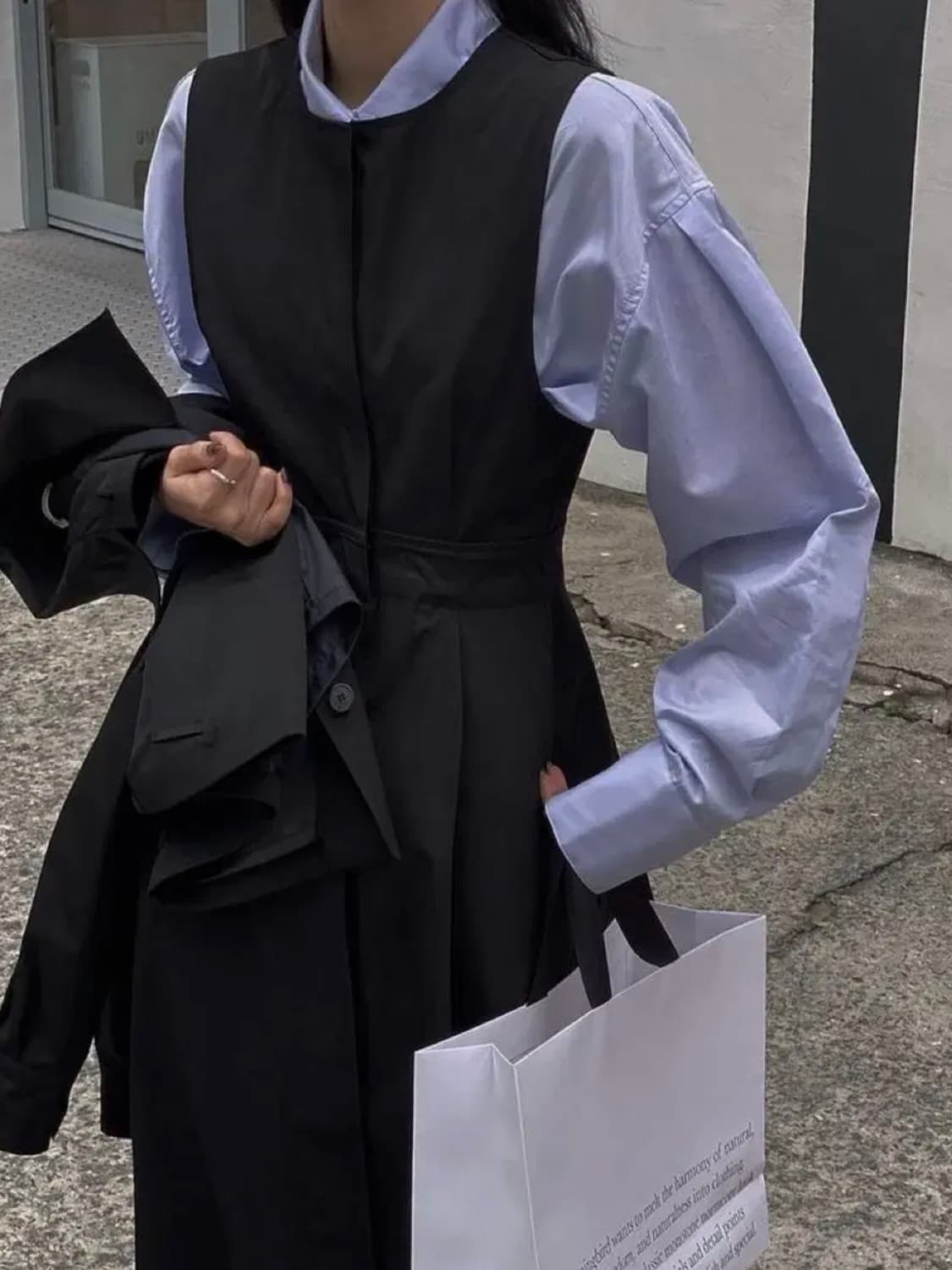 트리밍버드 탈부착 트렌치코트 + 원피스 단종템 상품이미지1