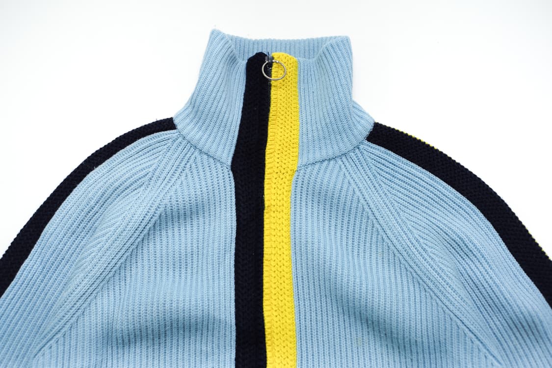 COLOR LINE KNIT ZIP UP 상품이미지2