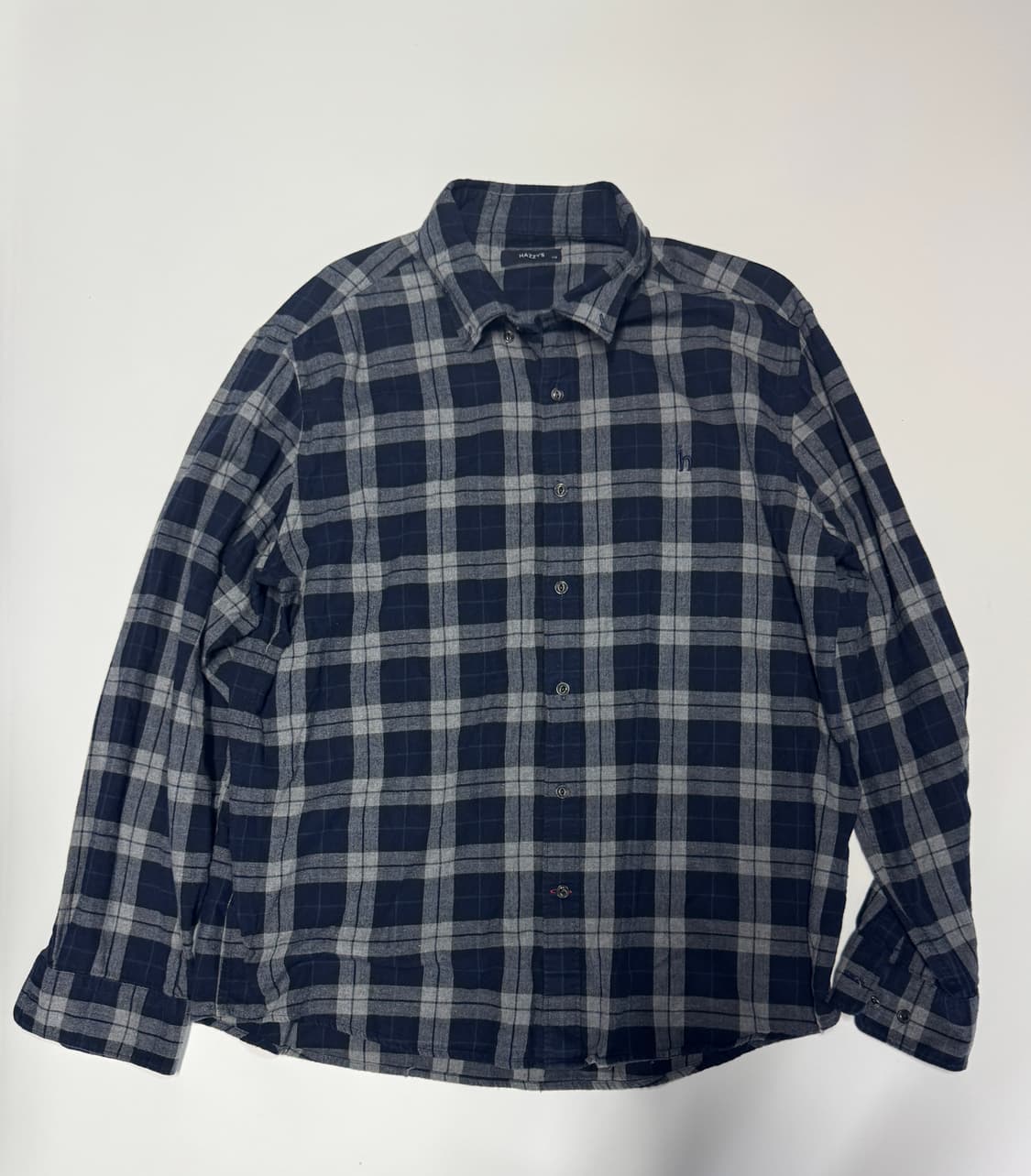 헤지스 Hazzys 이쁜 긴팔 체크 셔츠 XL~2XL 상품이미지1