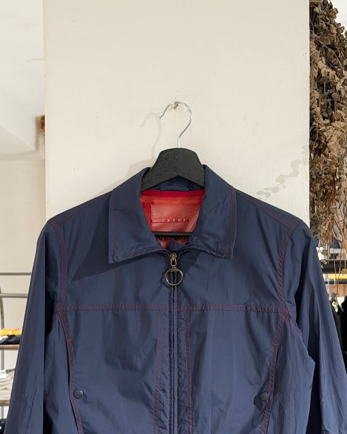 프라다 스포츠 네이비 나일론 투 포켓 자켓 상품이미지4