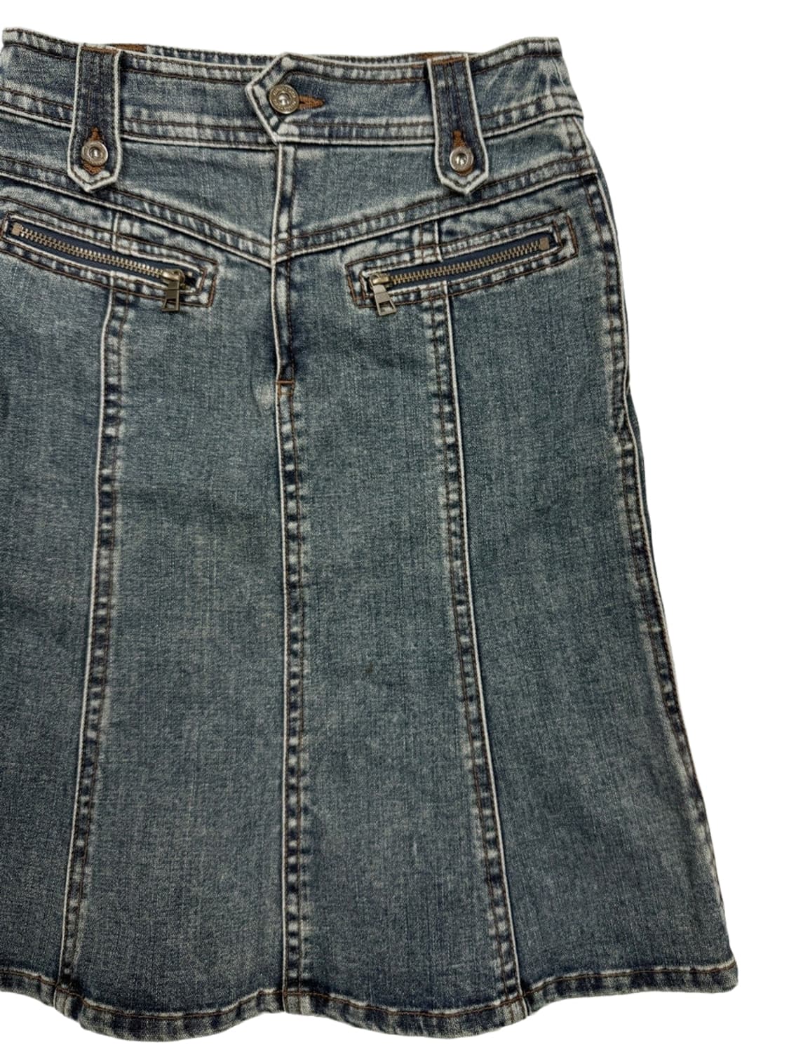 빈티지 KUMIKYOKU 디테일 데님 미디 스커트 상품이미지2