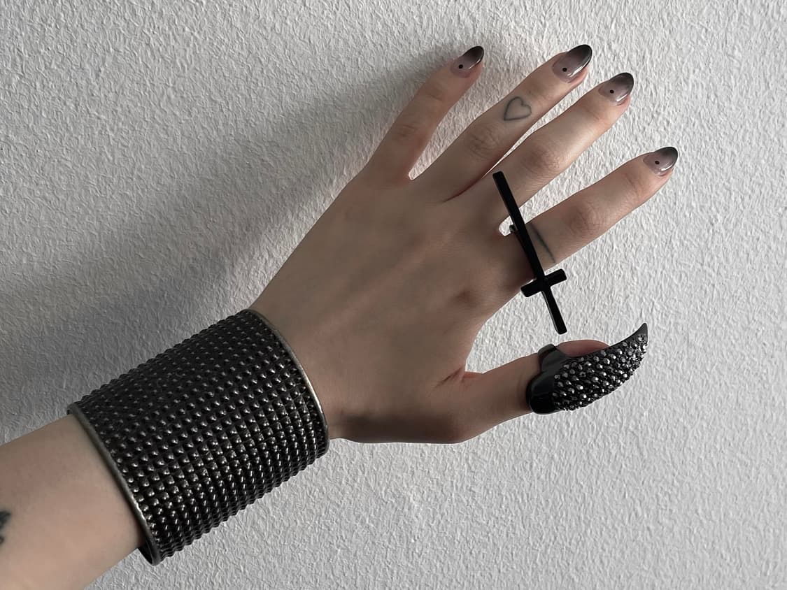black cross ring  상품이미지2