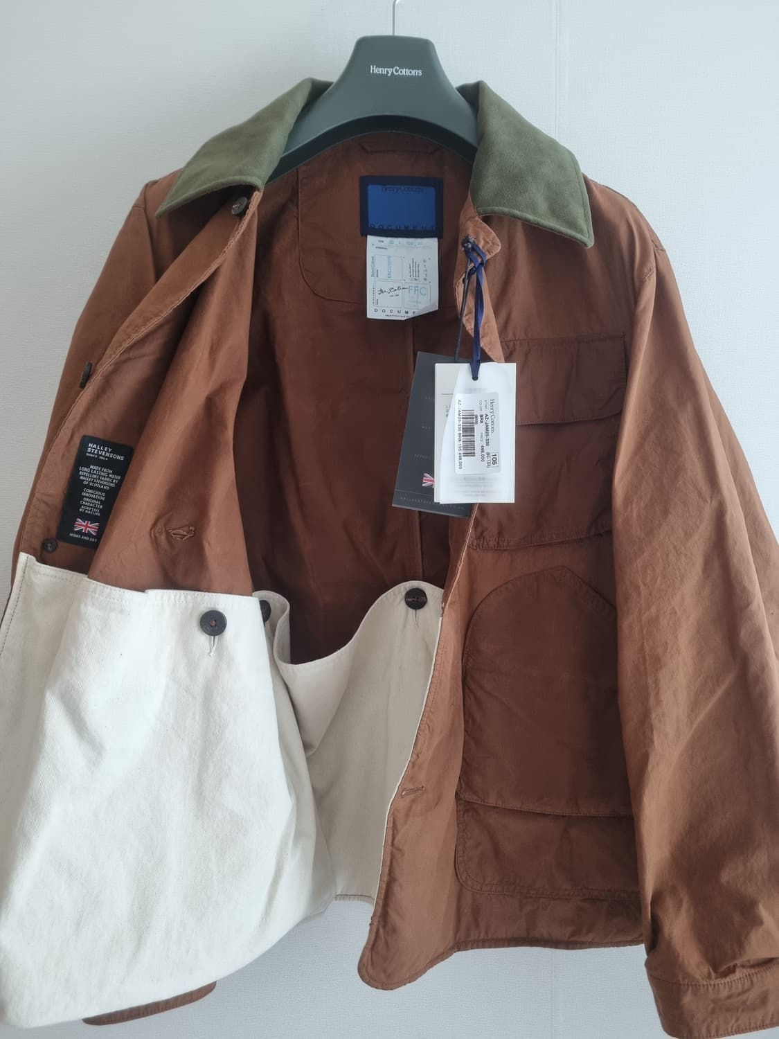 헨리코튼 (FFC x DOCUMENT) Waxed British Cott 상품이미지3