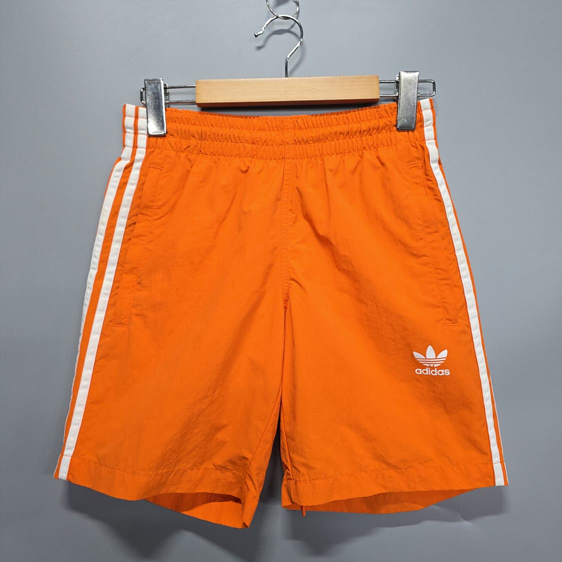 아디다스(adidas) 오리지널 삼선 스윔 쇼츠 오렌지 S 상품이미지1