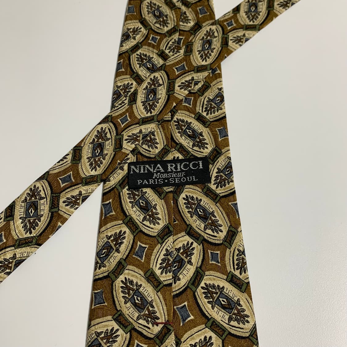 니나리치(NINA RICCI) 명품 클래식넥타이 100실크 A+등급 상품이미지5