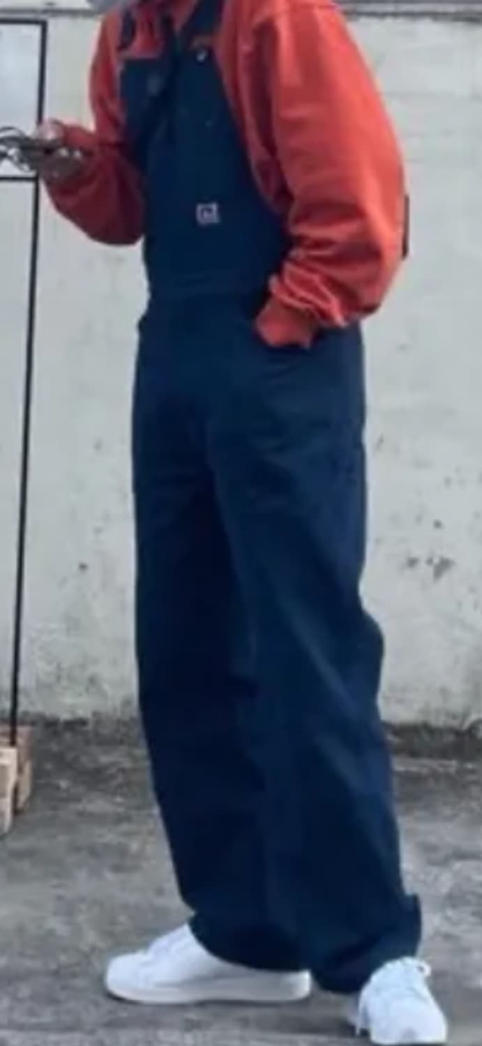 벤데이비스 멜빵바지 점프슈트 블랙 31 상품이미지3