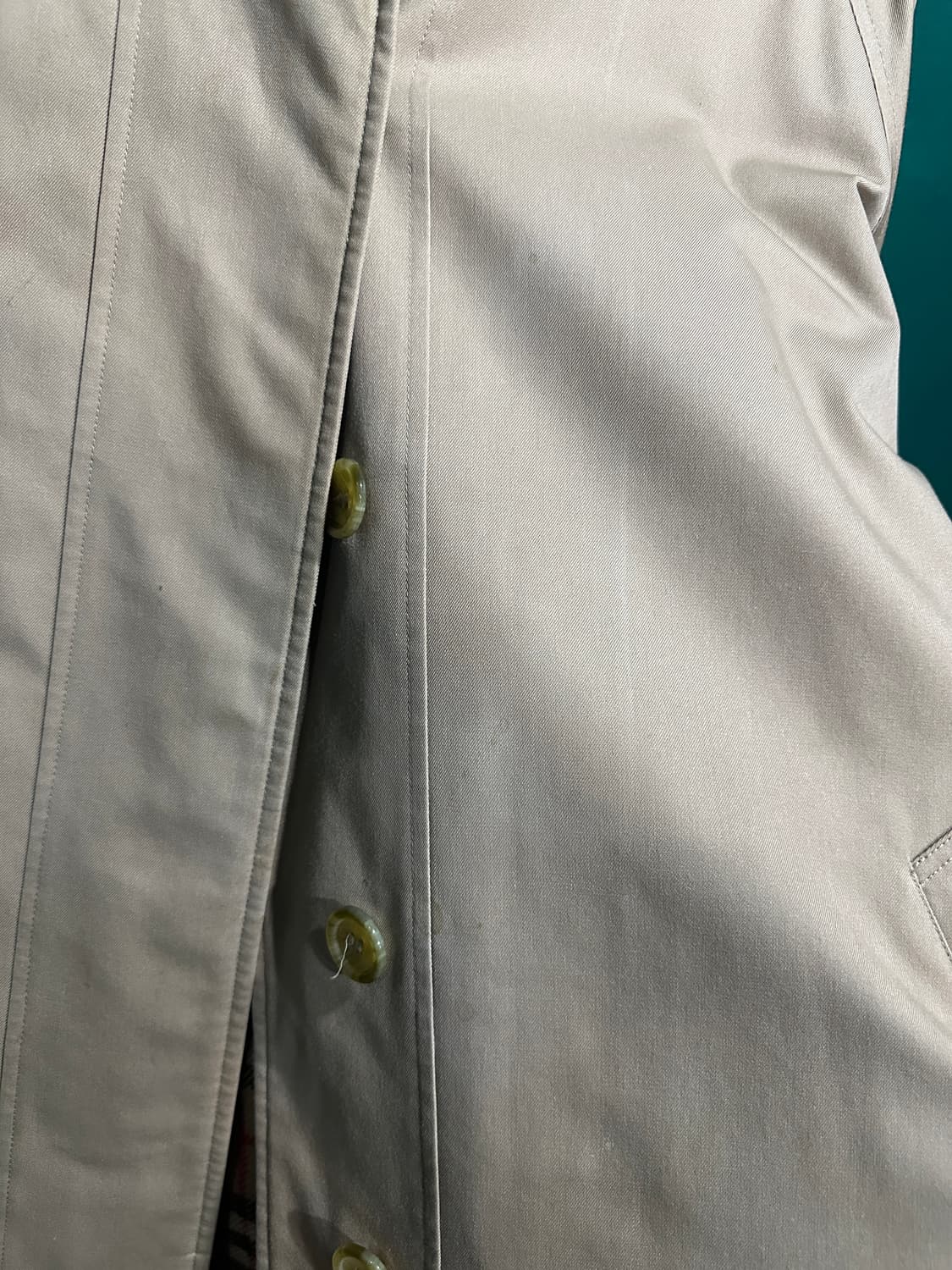 버버리 체크카라 내피풀세트 트렌치코트 100-105 상품이미지7