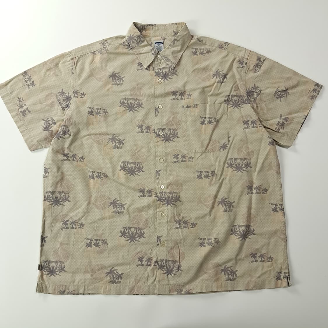 CK197 XL 올드네이비 00s 트로피컬 하와이안 반팔 셔츠 남방 상품이미지1