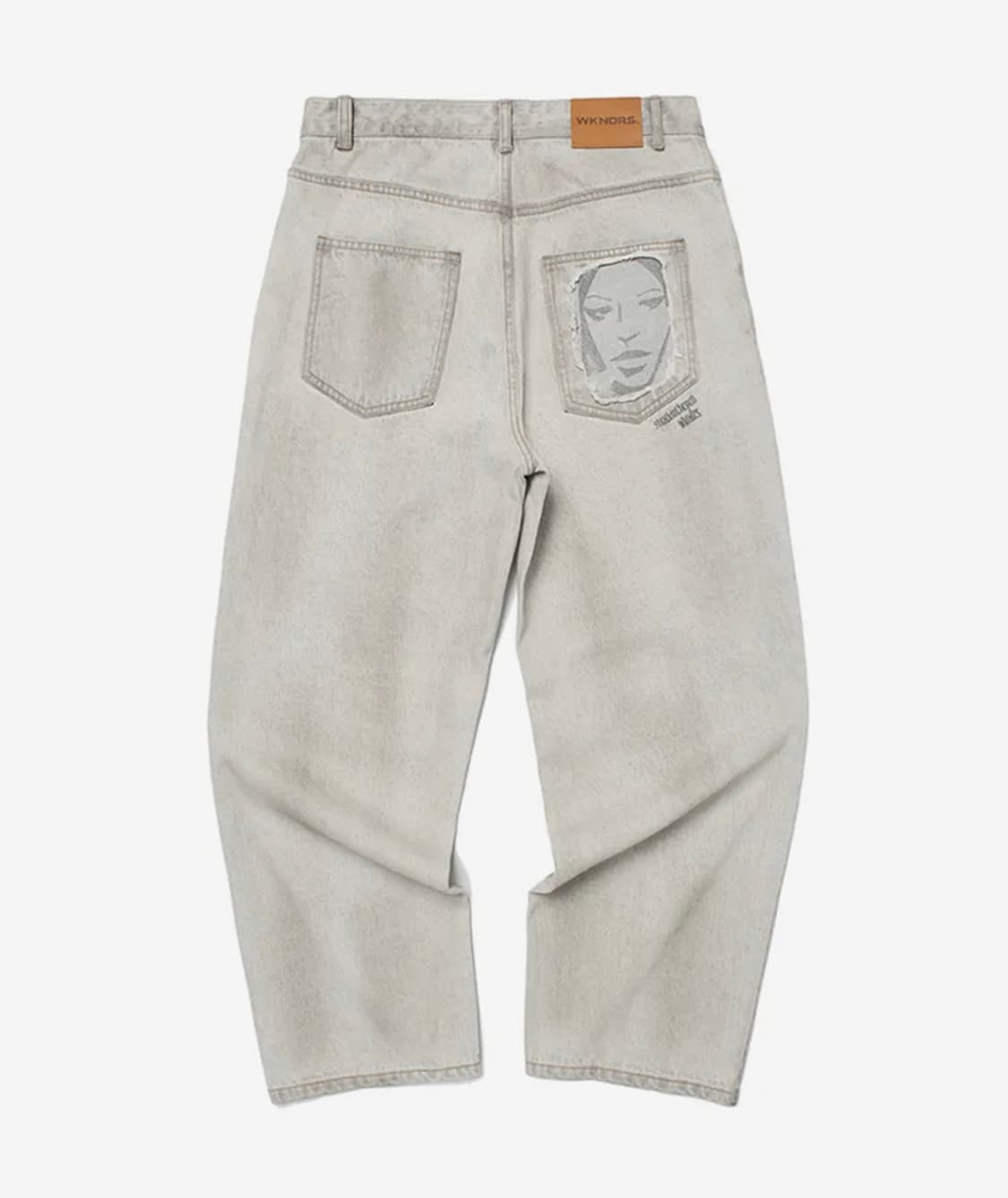 FACE DENIM PANTS (S.GREY) 상품이미지1