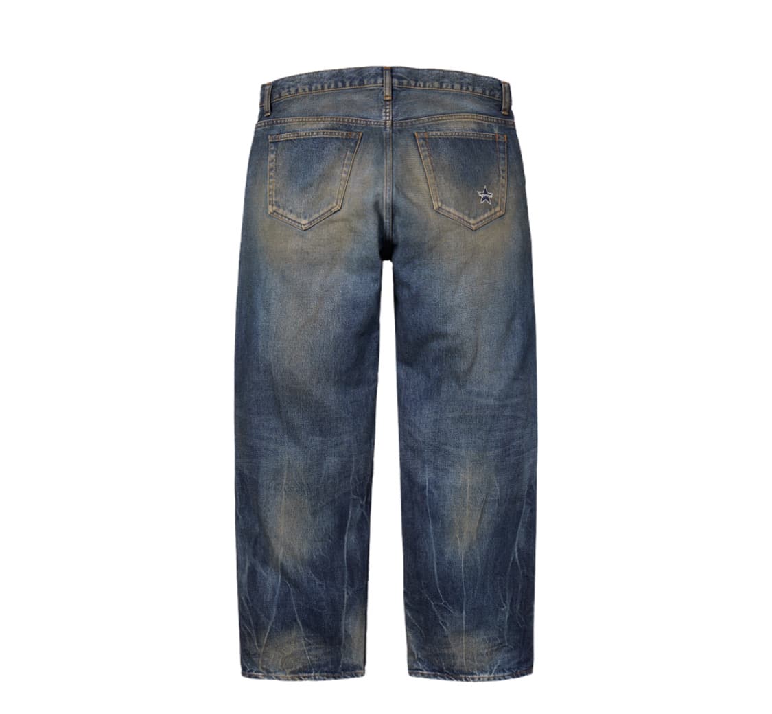 슈프림 루즈핏 셀비지 인디고 상품이미지2