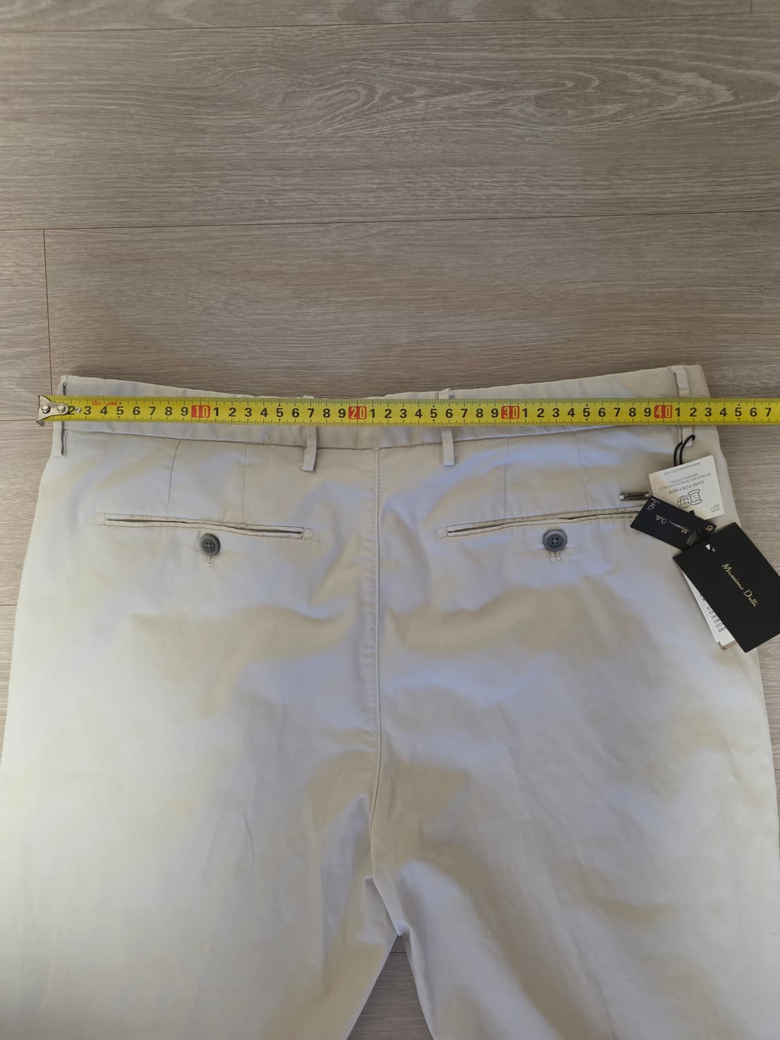 (새상품)마시모두띠 남성 바지 슬림핏 Beige EUR44, USA34 상품이미지9
