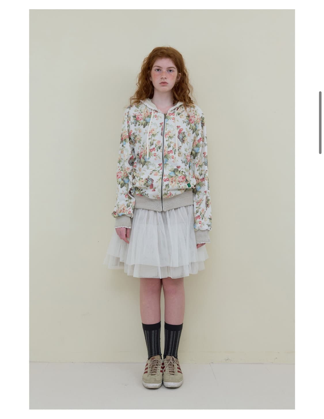 Flower Lace Zip-up _ Ivory 상품이미지3