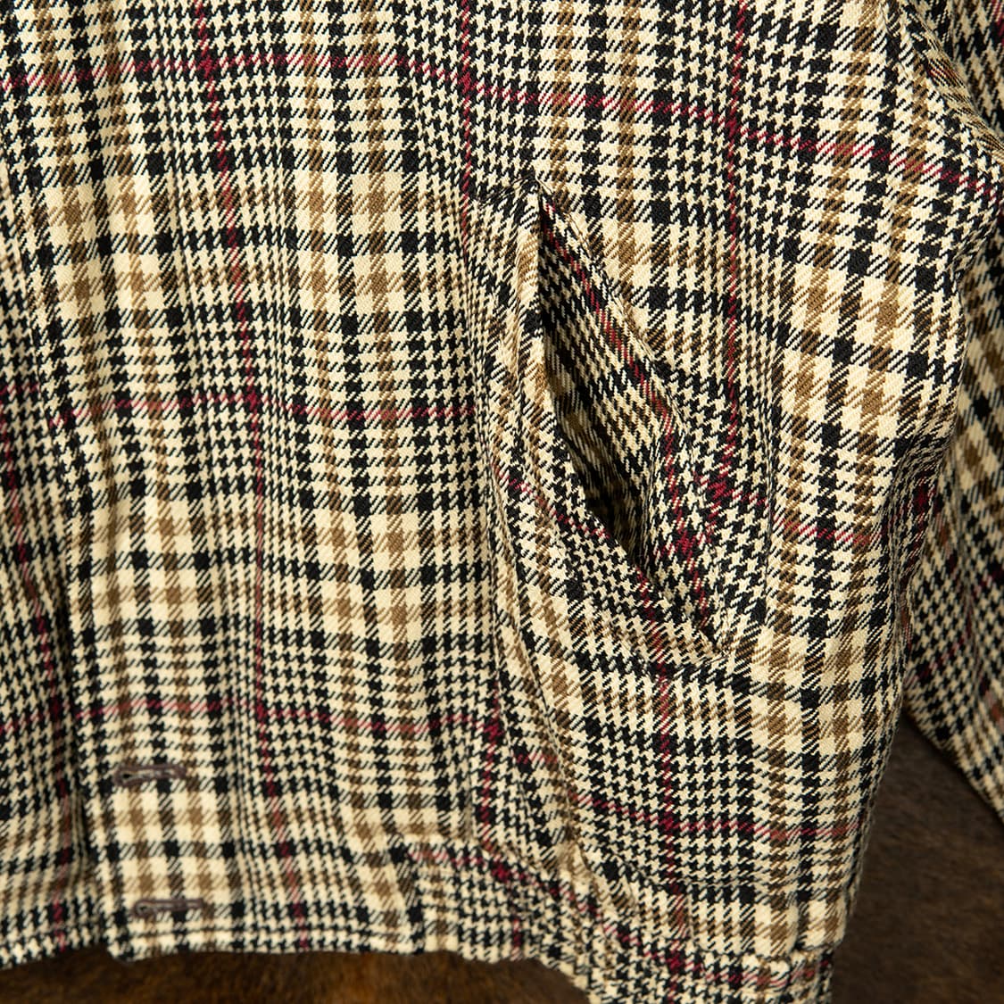 [105] 90s 라일앤스콧 울 글렌체크 블루종  상품이미지6