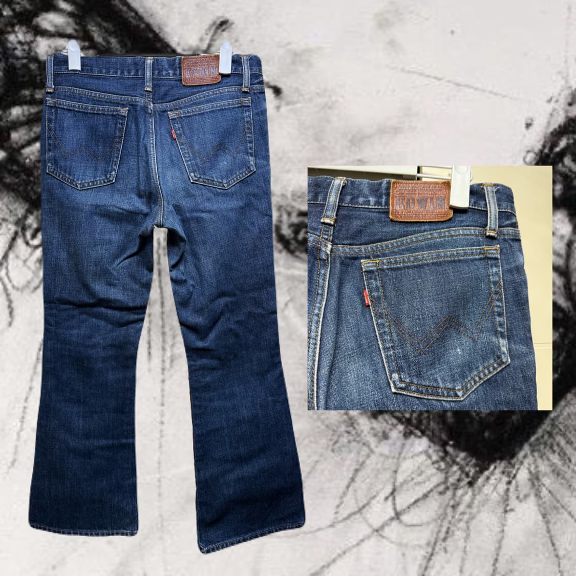 에드윈 y2k 부츠컷 팬츠 상품이미지2