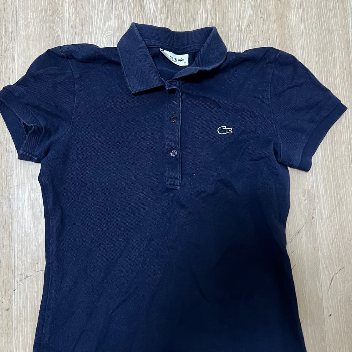 라코스테 여성 반팔 카라 원피스 36  상품이미지2