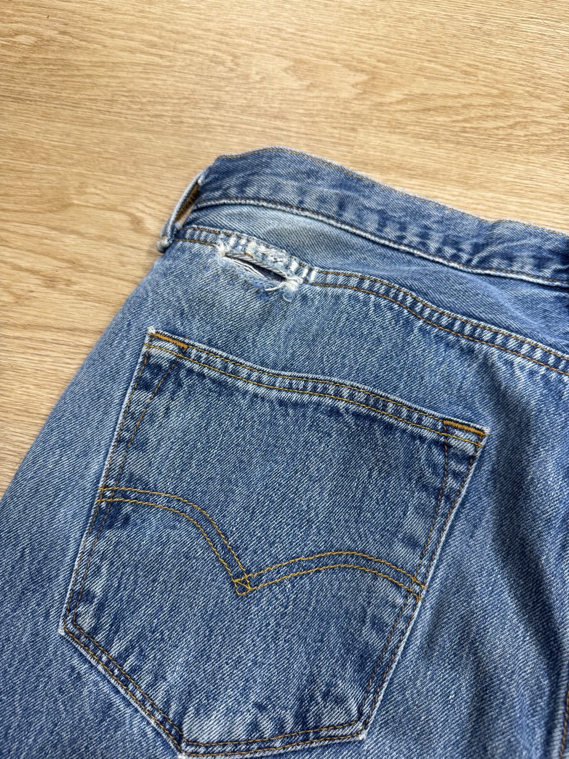 [Levis] 리바이스 501 워싱 중청 (36-34) 상품이미지4