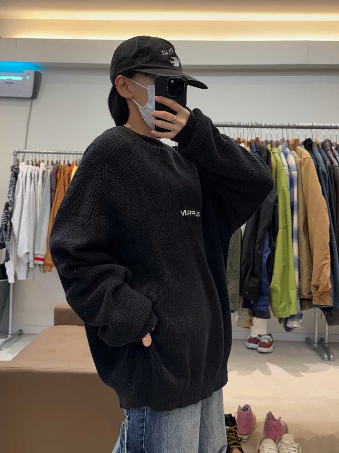 슈프림 체스트 스트라이프 라글란 스웨터 니트 상품이미지6