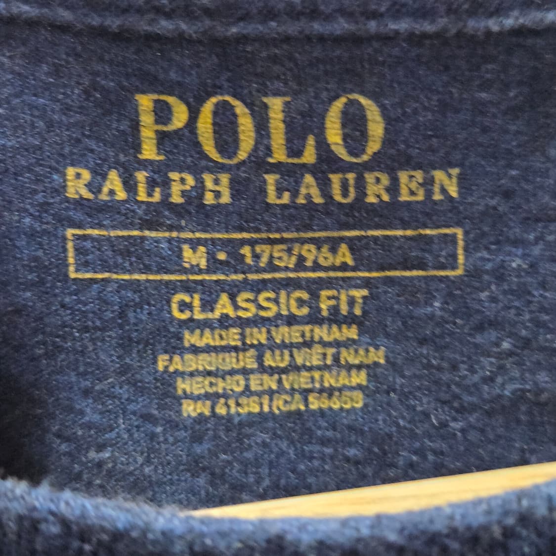 폴로랄프로렌 코튼 반팔티 다크블루 M 상품이미지3