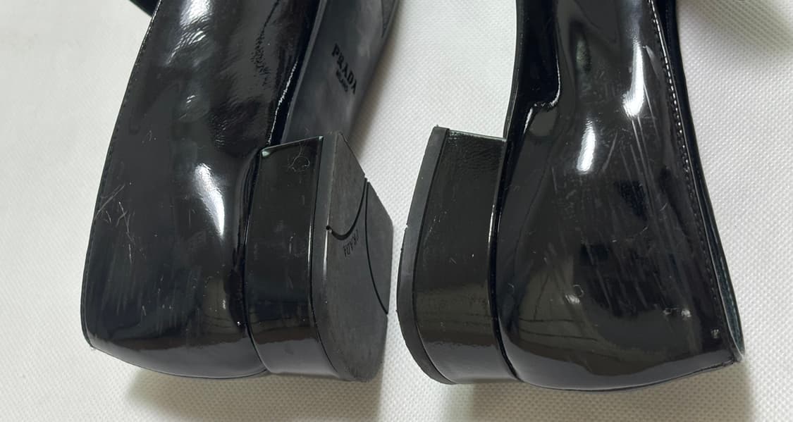 프라다 블랙 페이던트 로퍼 [230-5] 상품이미지6