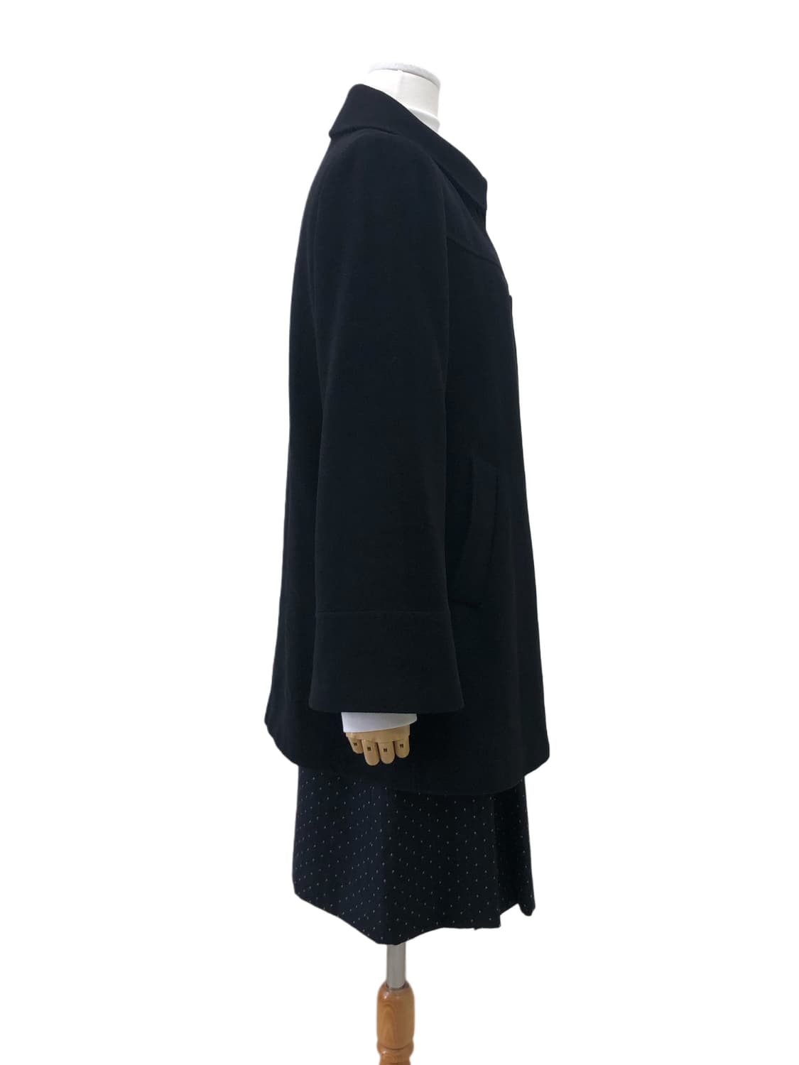 reflect 블랙 미디 코트 상품이미지6