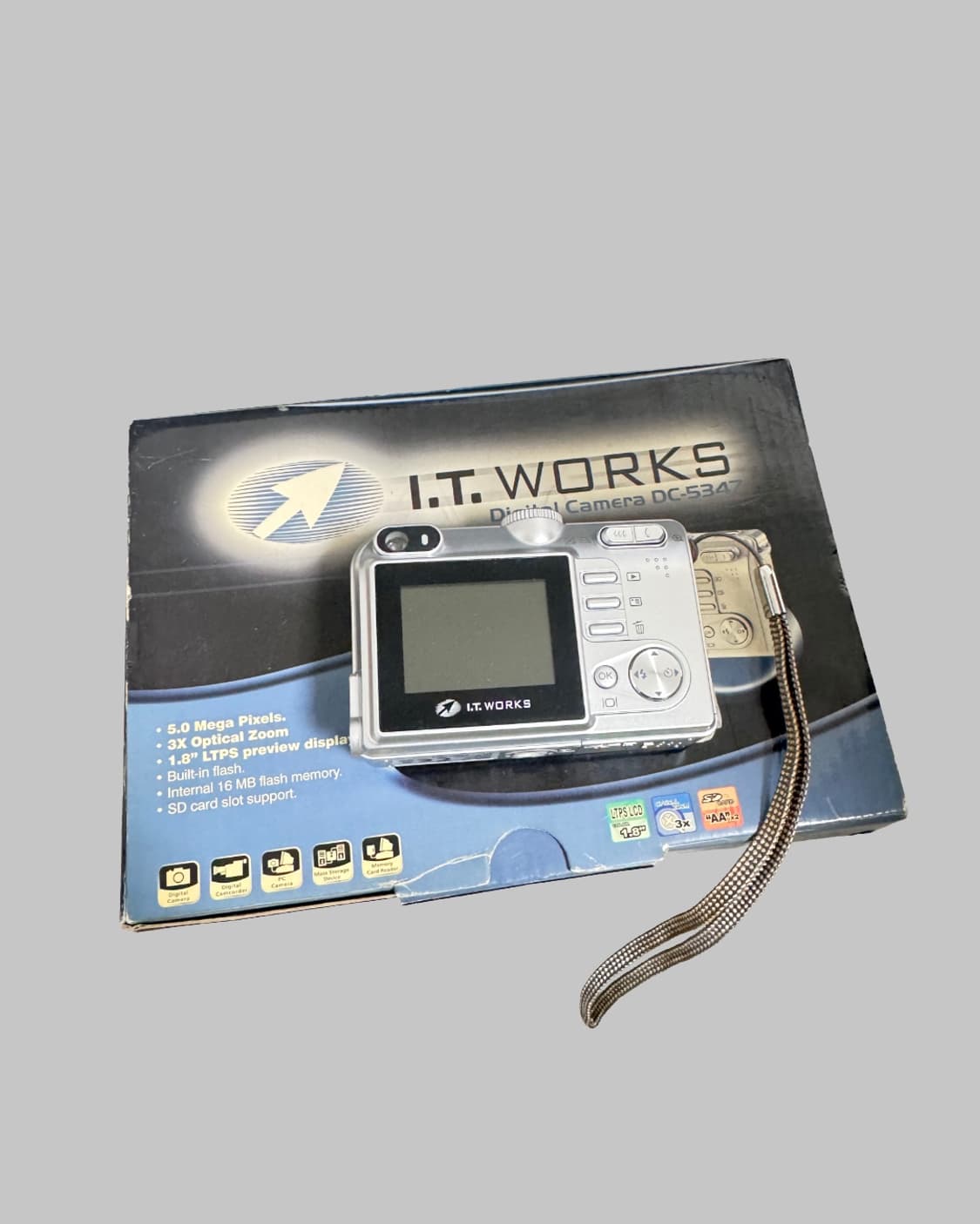 풀박,민트급) I.T WORKS 디지털카메라 DC-5347 상품이미지3