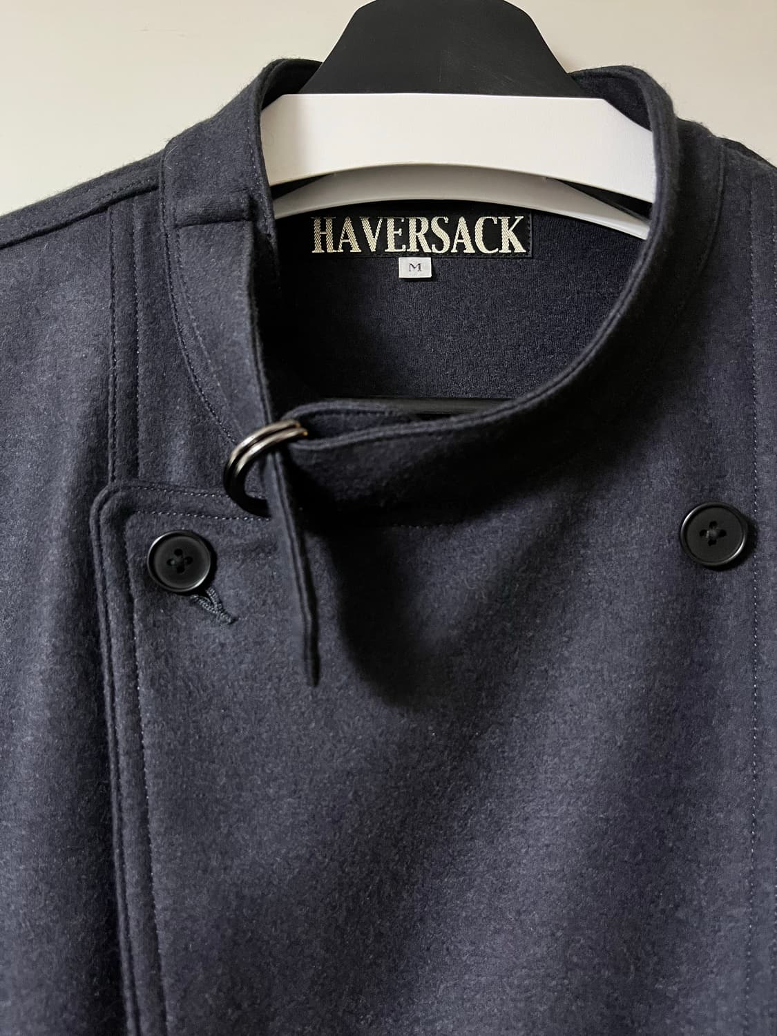 하버색 멜튼 울 모터사이클 자켓 상품이미지4