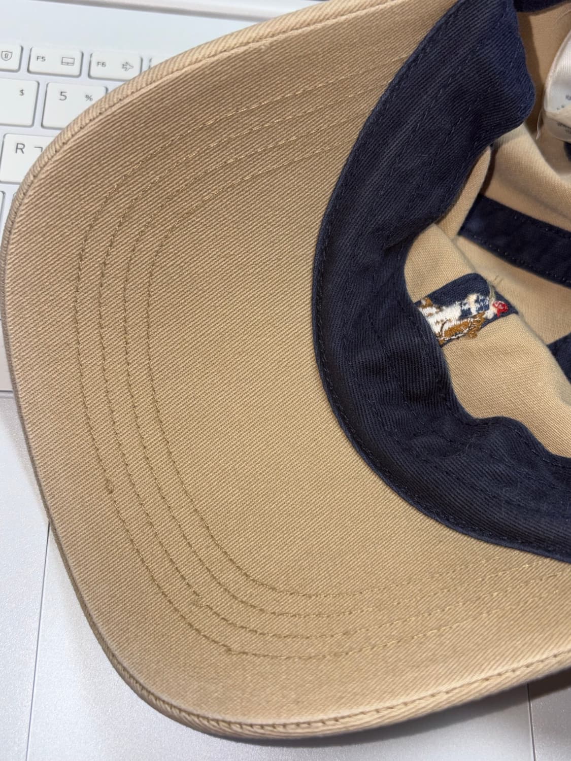 90’s 폴로 랄프로렌 베이지 볼캡 모자 올드스쿨 상품이미지5