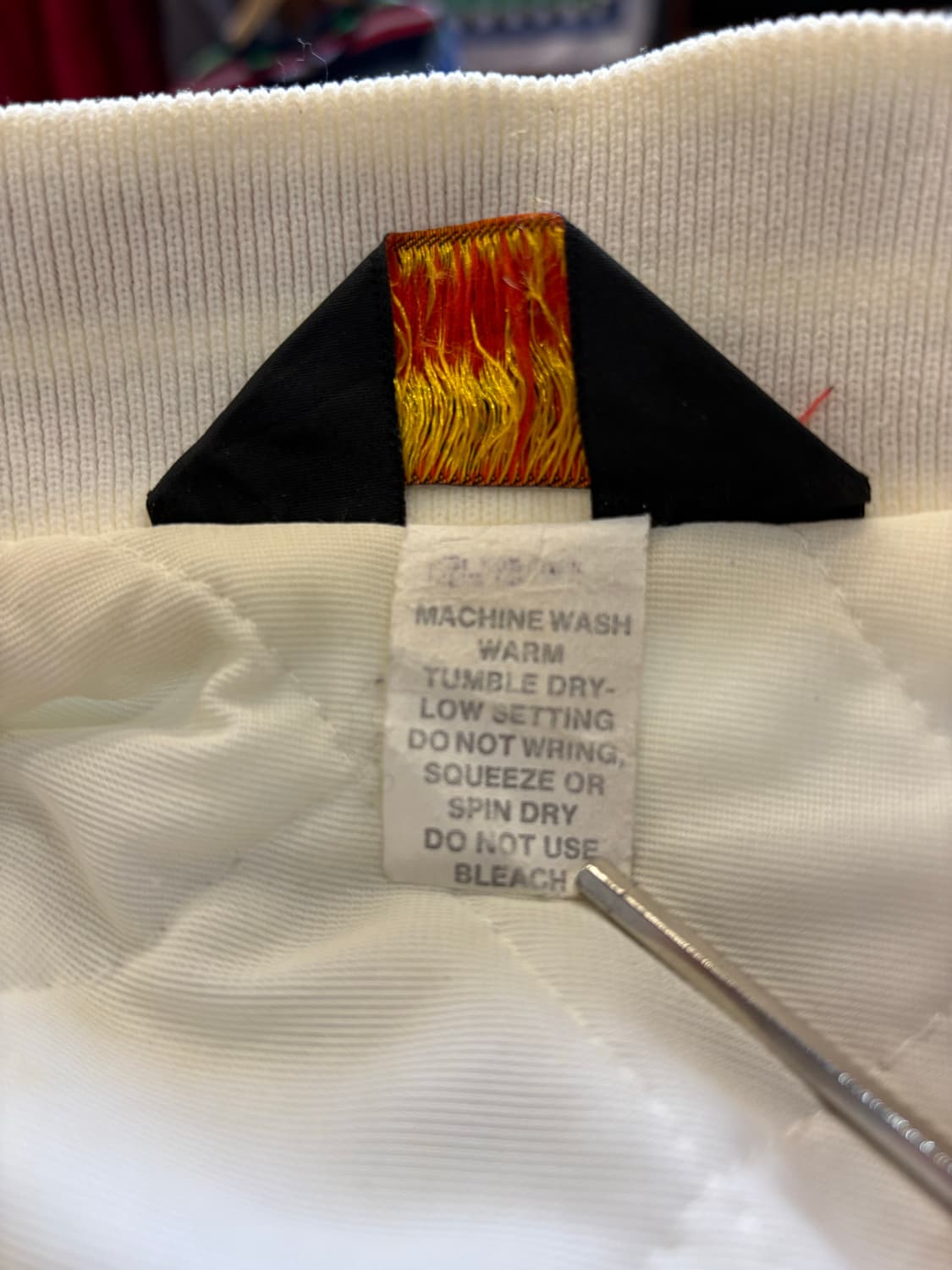 80s USA 던브룩 새틴 바시티 재킷 상품이미지6