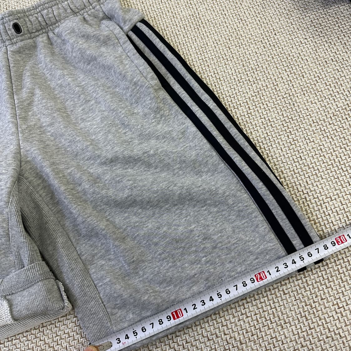 M 오리지널 삼선 스웻 반바지 0403D 상품이미지8