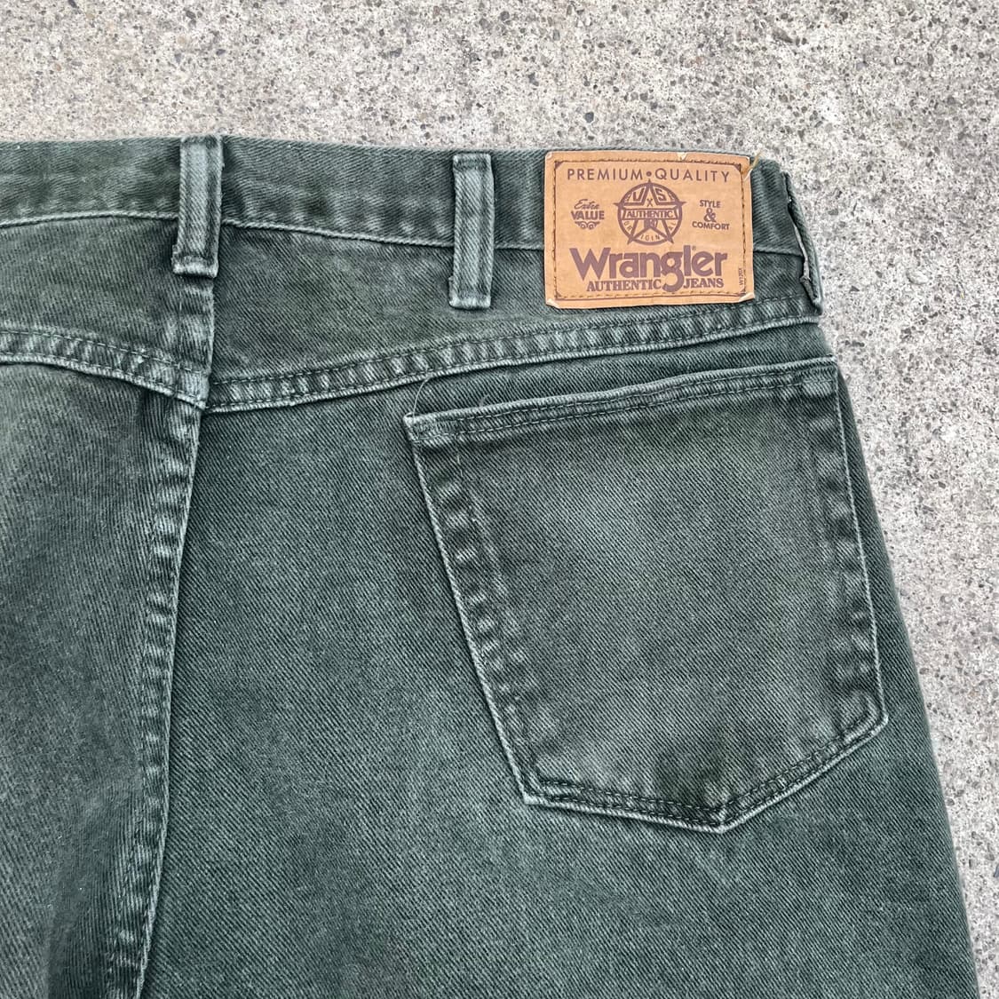 90s 랭글러 그린 컬러진 (36“) 상품이미지3